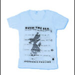 Running In to the Water Fitted T-Shirt